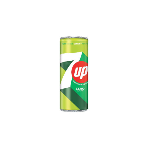 7UP  CAN ZERO SUGAR 330ML
