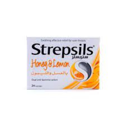 STREPSILS HONEY AND LEMON 24S