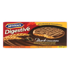 MCVITIES DIGESTIVE DARK CHOCOLATE 200GM