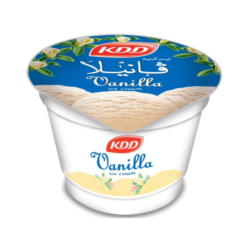KDD ICE CREAM CUP VANILLA 100ML