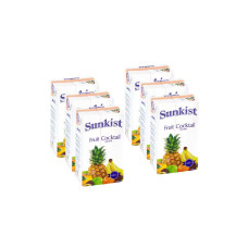 SUNKIST COCKTAIL JUICE 250ML X6S