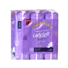 LADYSOFT PREMIUM MAXI WITH WINGS 3 X 10 PCS