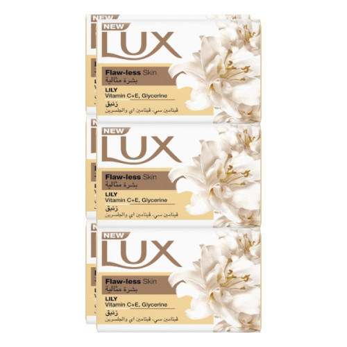 LUX SOAP FLAW-LESS SKIN LILY 6 X 170GM 