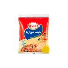 PRESIDENT SHREDDED MOZZARELLA CHEESE 200GM 