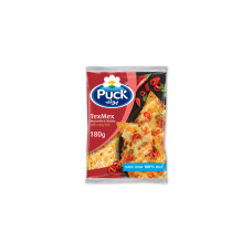 PUCK SHREDDED MOZERELLA TEX MEX CHEESE 180GM