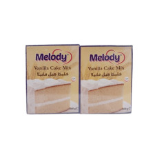 MELODY CAKE MIX VANILLA 2 X 500GM