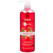 COSMO SHOWER GEL STRAWBERRY 1LTR