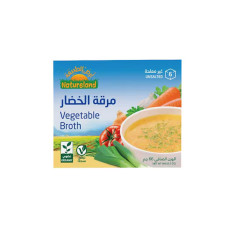 NATURELAND VEGETABLE BROTH CUBES 66G